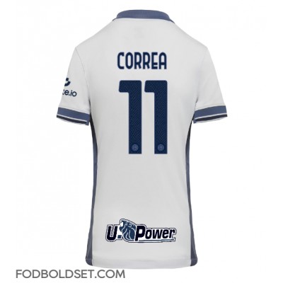 Inter Milan Joaquin Correa #11 Udebanetrøje Dame 2024-25 Kortærmet Inter Milan Joaquin Correa #11 Udebanetrøje Dame 2024-25 Kortærmet
